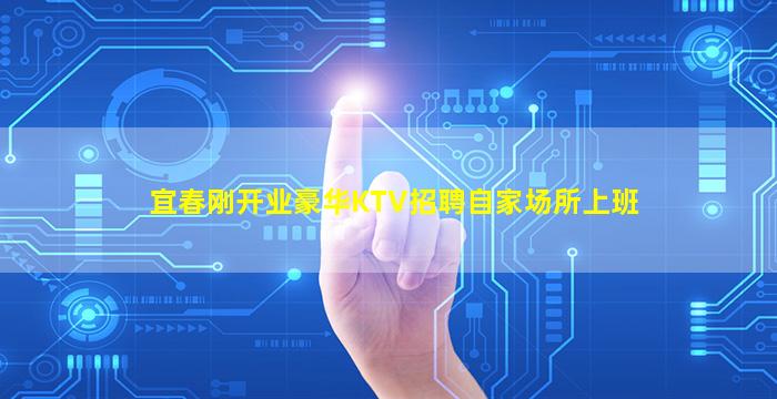 宜春刚开业豪华KTV招聘自家场所上班